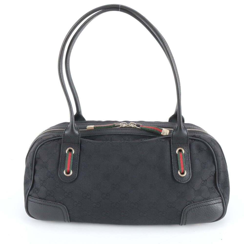 GUCCI Black Leather Tote Bag - Picture 3 of 9